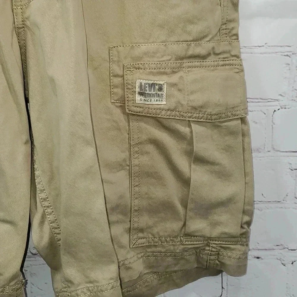 Levi's Workwear Cargo Pockets 100% Cotton Outdoor Flat Front Men's Size 34
